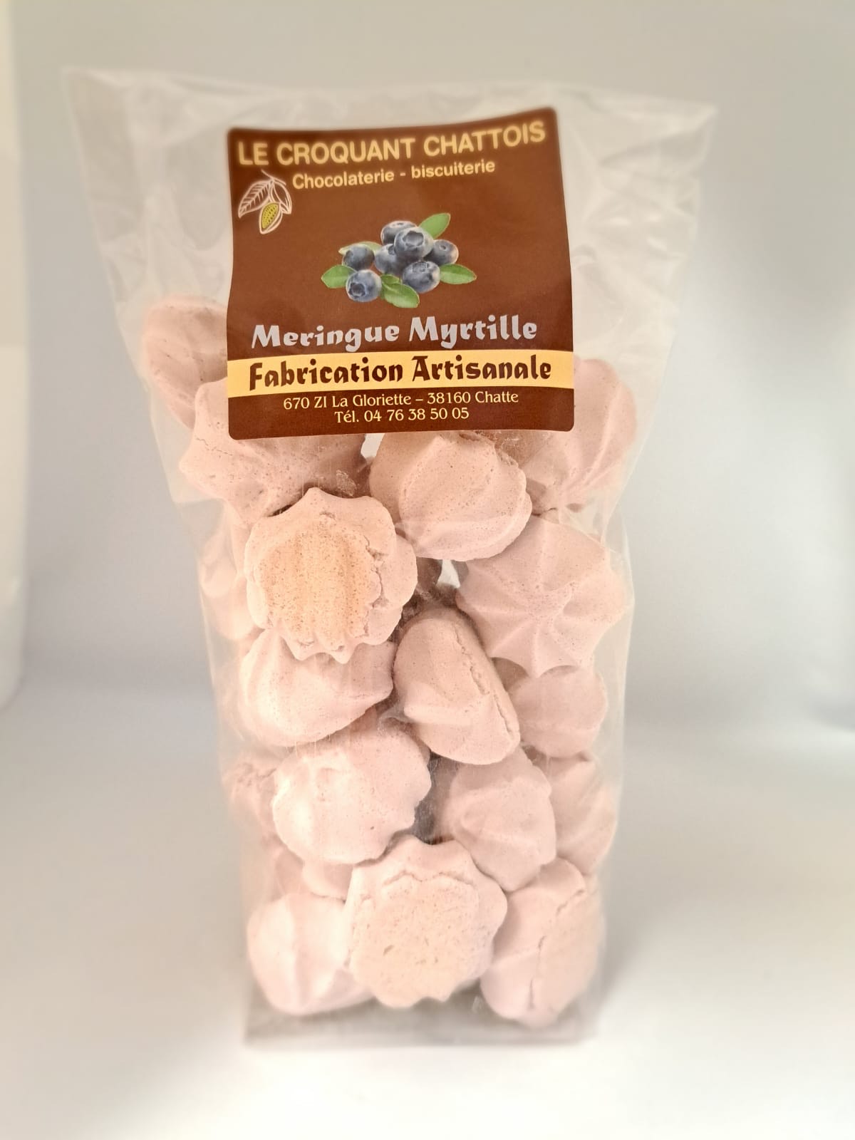 meringue myrtille